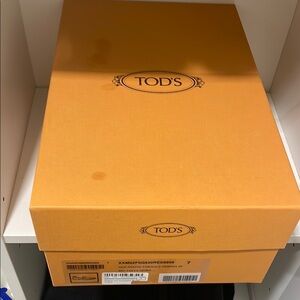 Tod's Orange Shoe Box
